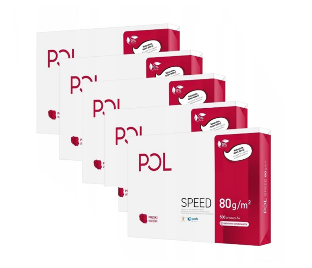 INTERNATIONAL PAPER Papier Pol Speed A4  500 szt.  80g - 1179966 - zdjęcie 2